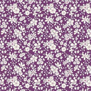 Flower Show Botanical Jewel - Maddsie Silhouette B - Liberty Quilt Weight